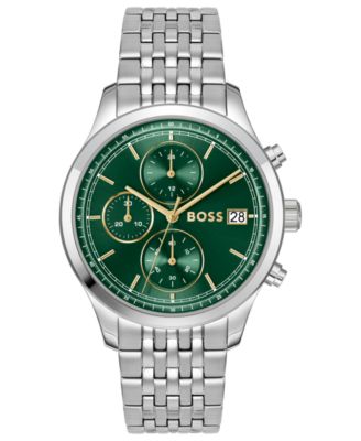 Men's Stratus Quartz Chrono Stainless Steel Watch, 41mm