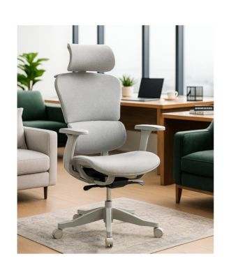 High Back Mesh Office Chair with 4D Armrests & Recline