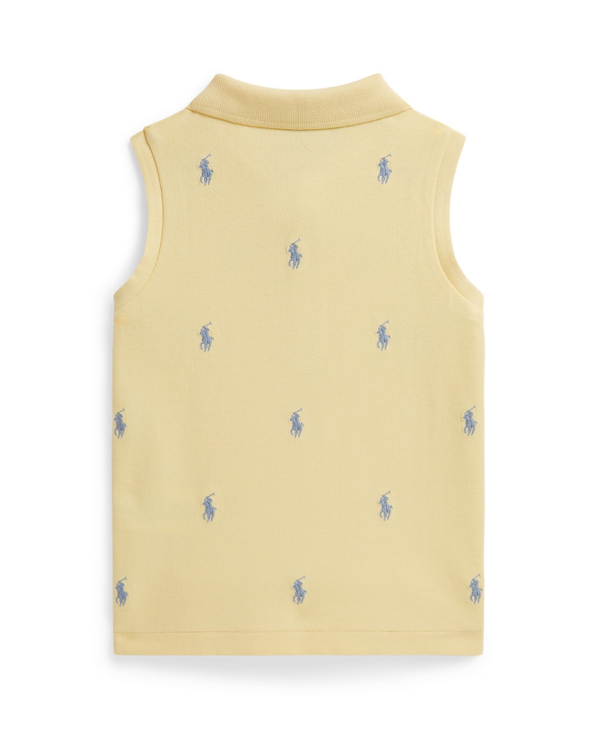 Polo Ralph Lauren Girls' 2-6X Stretch Mesh Four-Button Placket Shirt