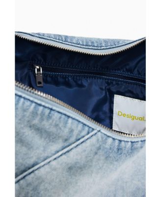 Women's Large Denim Charms Bag