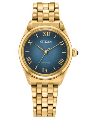 Women's Classic Gold-Tone Stainless Steel Bracelet Watch, 33mm