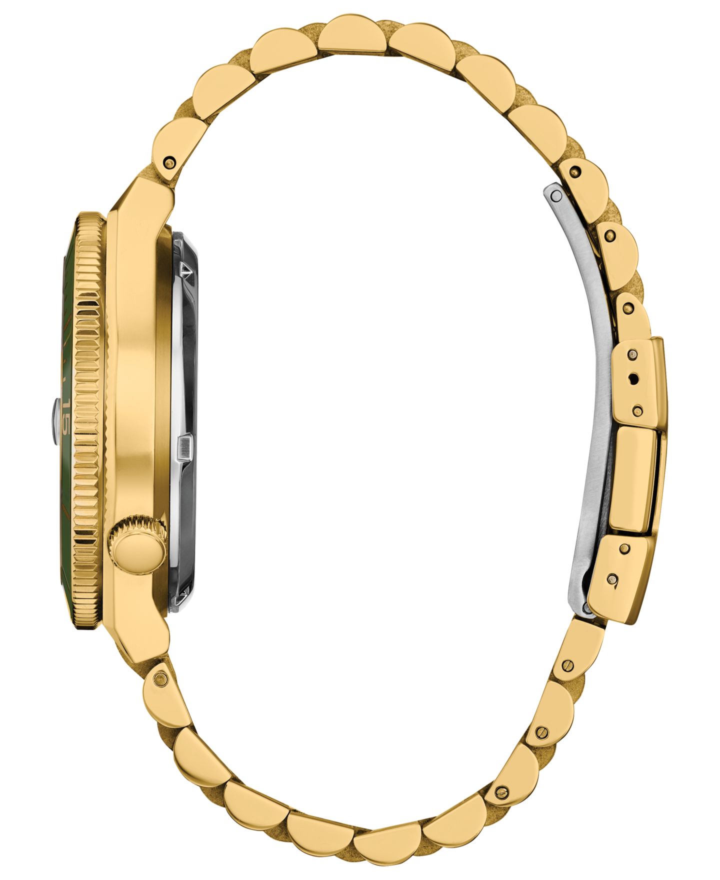Мужские часы Citizen Tsuyosa Shore Gold-Tone Stainless Steel Bracelet Watch, 40mm — фото 2