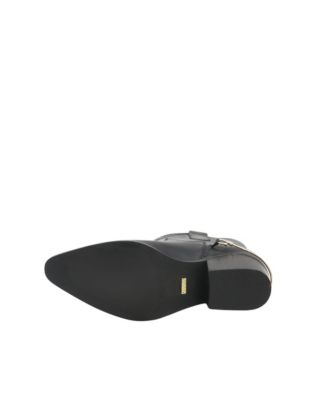 Joy Leather Western Booties