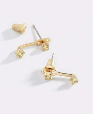 Birthstone Drop Ear Jacket Earrings