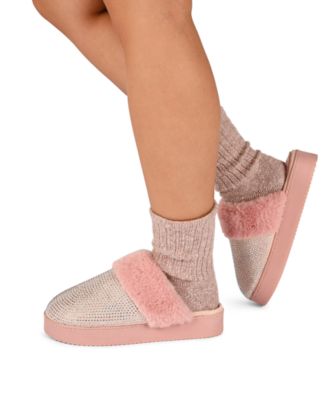 Women's Emmber Rhinestone Platform Slippers