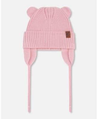 Baby Girls Knit Hat Pale Pink