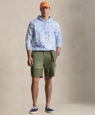 Men's Big & Tall Tropical Print Hooded T-Shirt