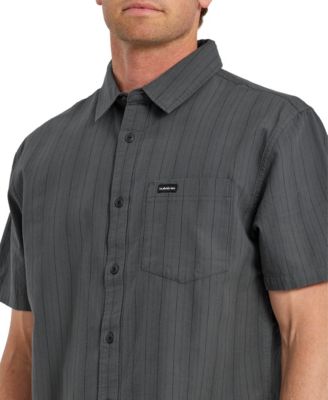 Men's Dobby Stripe Short-Sleeve Shirt