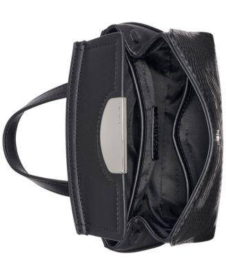 Arabella Mixed Media Crossbody with Web Strap