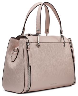 Garnet Triple Compartment Medium Satchel Bag