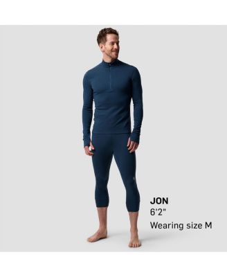 Men's Cedars RWS Merino Mid-Wt Baselayer 3/4 Bottom Midweight Long Underwear Bottoms