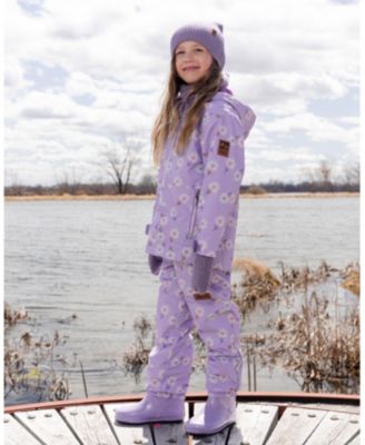 Big Girls 3-in-1 Two-Piece Mid-Season Outerwear Set Print