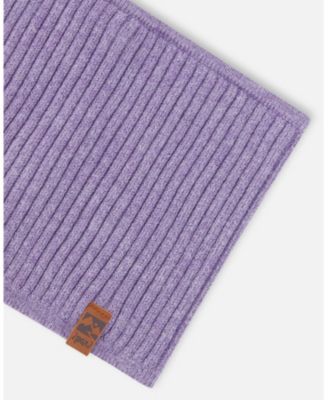 Girl Child Knit Neckwarmer Lavender