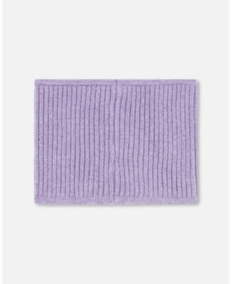 Girl Child Knit Neckwarmer Lavender