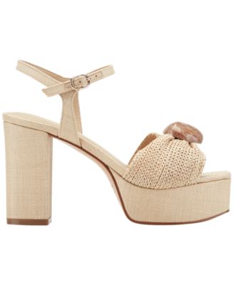 Women's Candey Ornamented Block Heel Platform Sandals