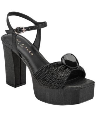 Women's Candey Ornamented Block Heel Platform Sandals