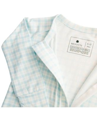 Boys Coastal Check Bamboo Sleeper