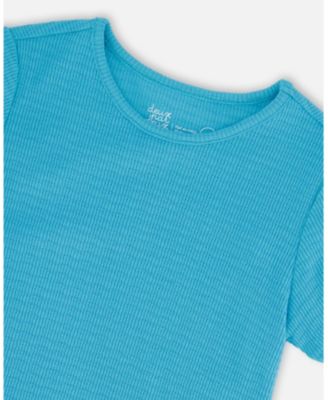 Big Girls Crinkle Jersey T-Shirt