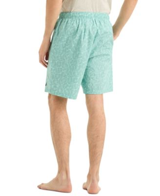 Men's Palm Leaf Print Shorts