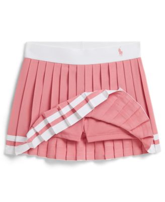 Girls' 2T-6X Striped Pleated Skort