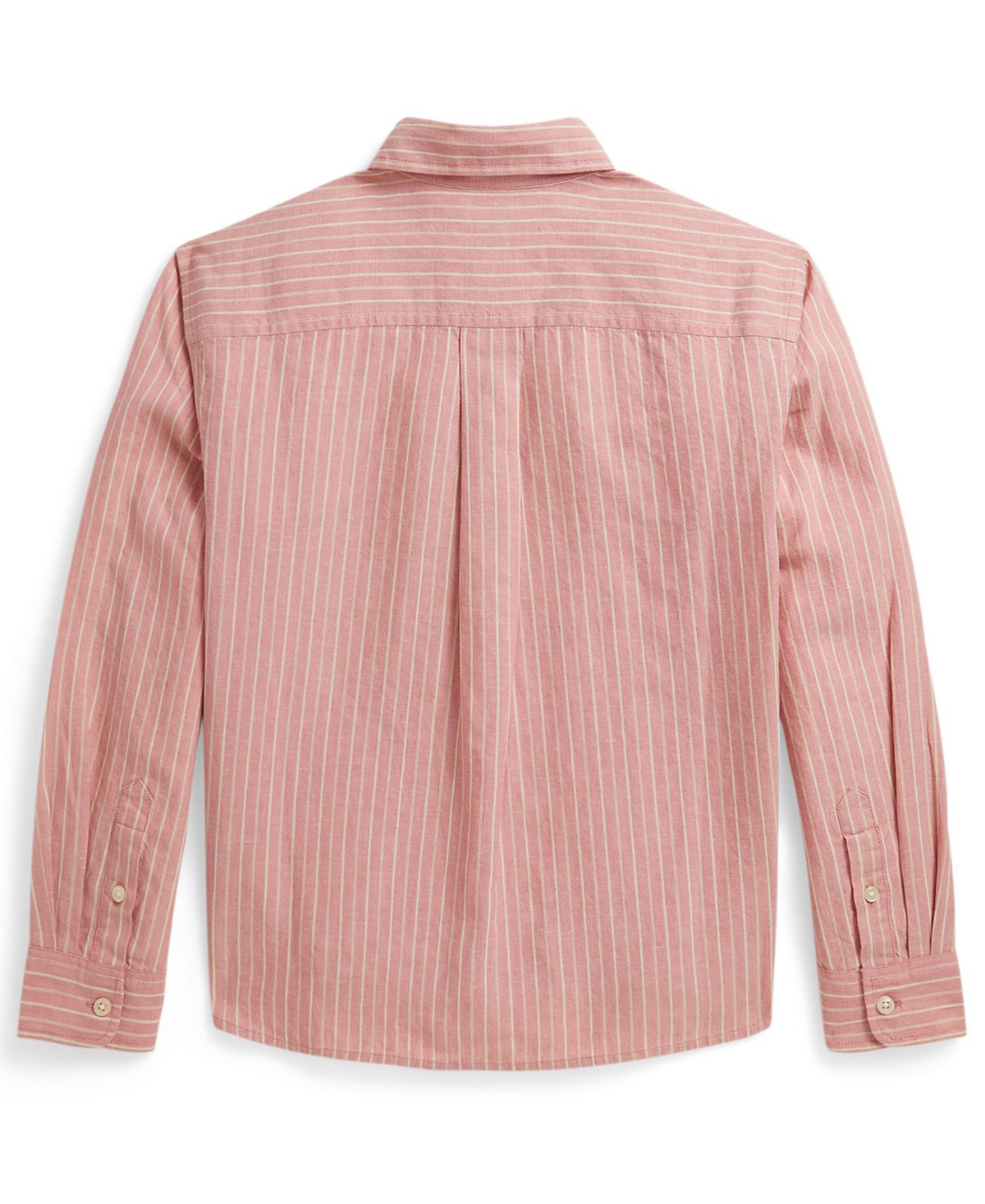 Polo Ralph Lauren Girls' 7-16 Striped Point Collar Boxy Shirt