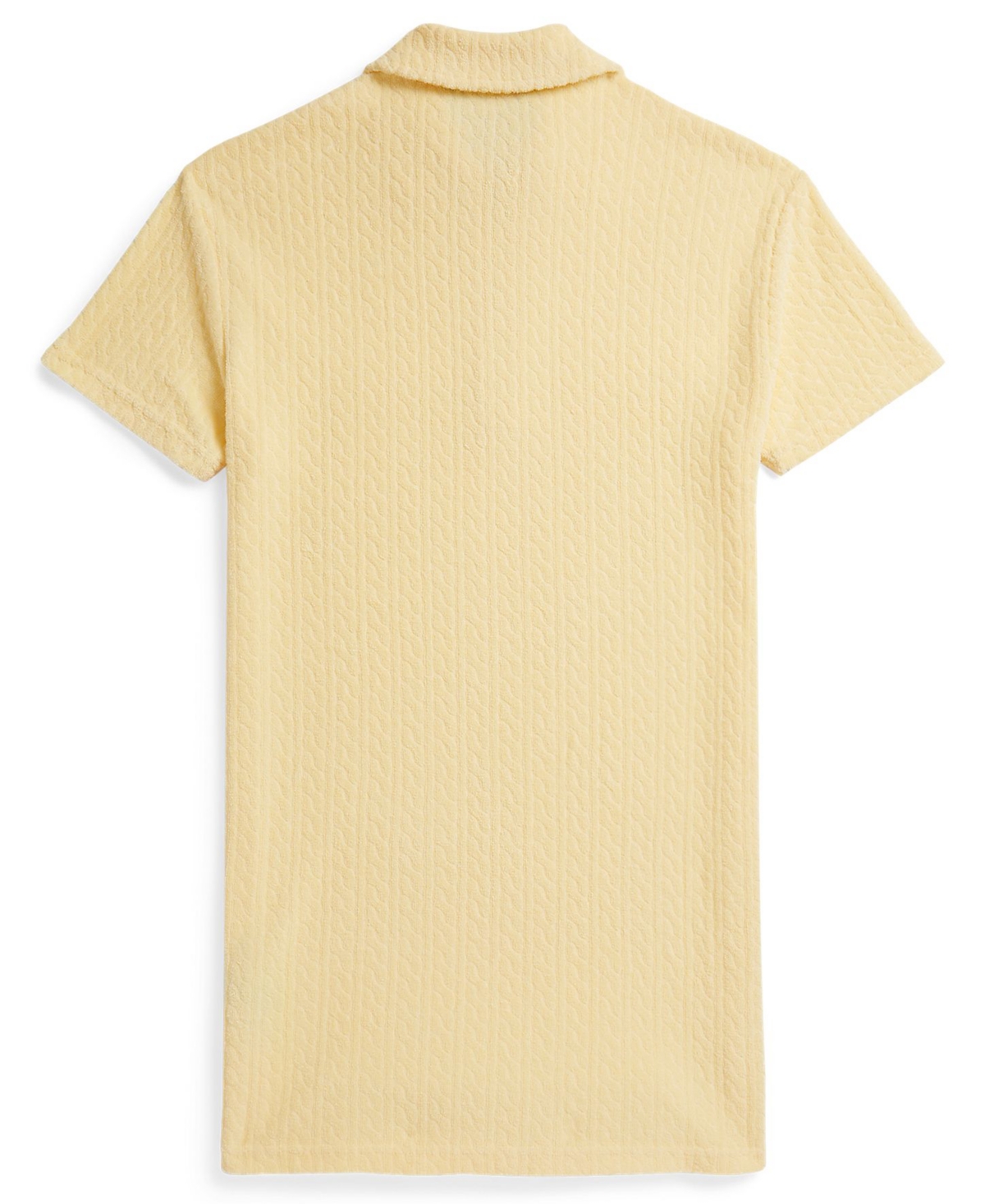 Polo Ralph Lauren Girls' 7-16 Cable Terry Quarter-Zip Cover-Up Dress