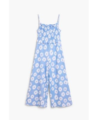 Girls Girls's Floral Strap Jumpsuit