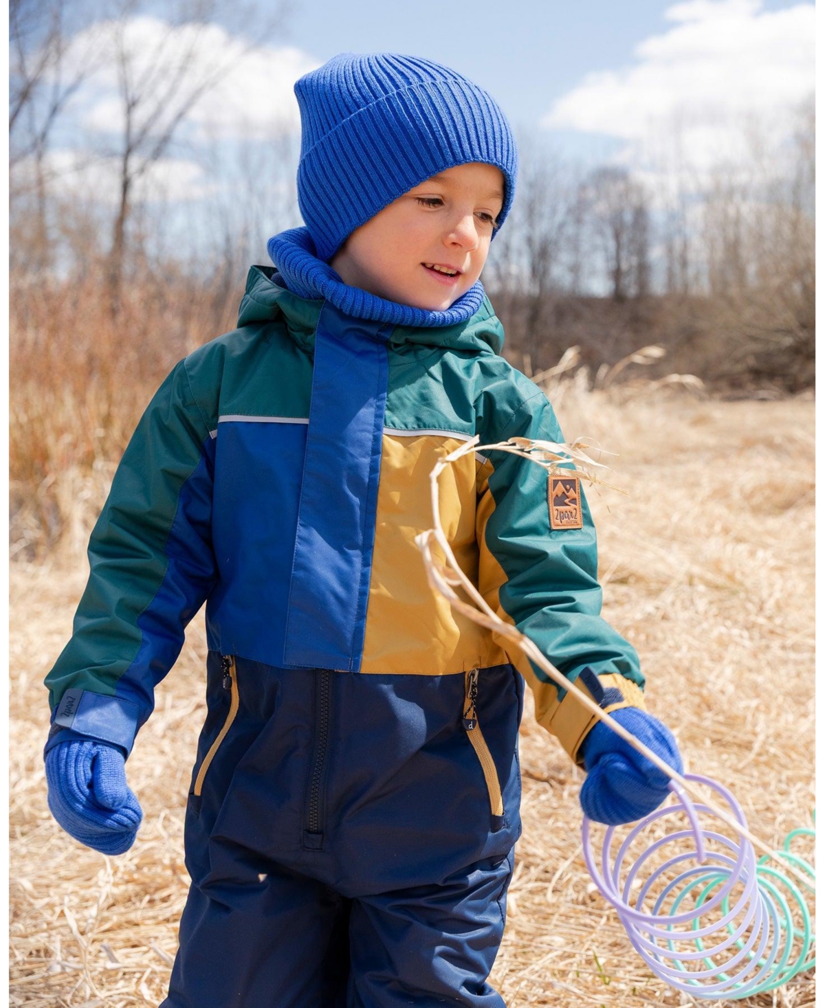 Deux par Boy Knit Hat Royal Blue - Toddler Child