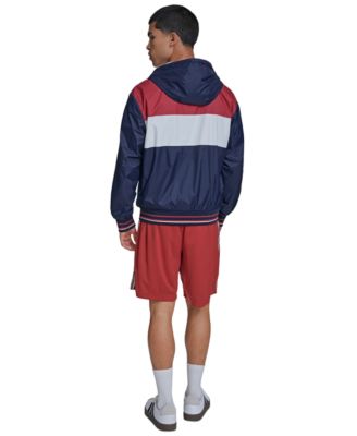 Men's Retro Hooded Rain Jacket