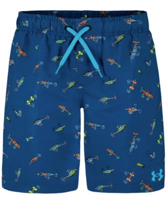 Boys' 8-20 Patterned Printed Swim Trunks