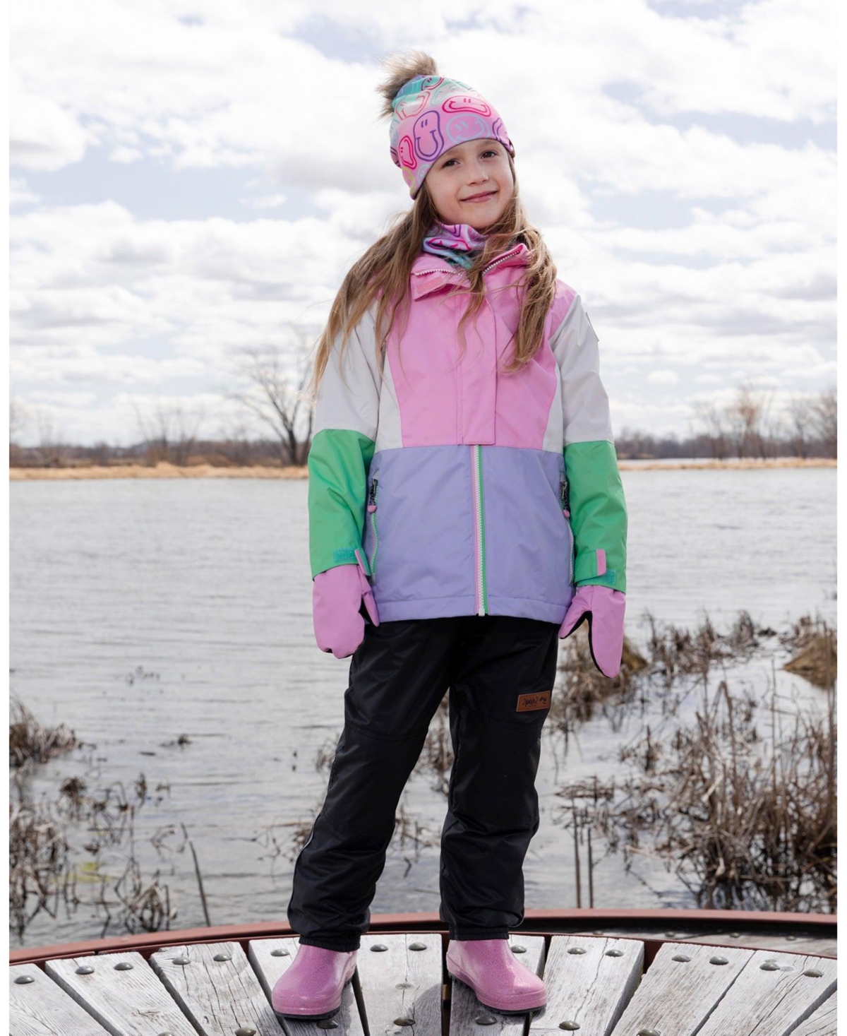 Deux par Girl 3-in-1 Two-Piece Mid-Season Outerwear Set - Child