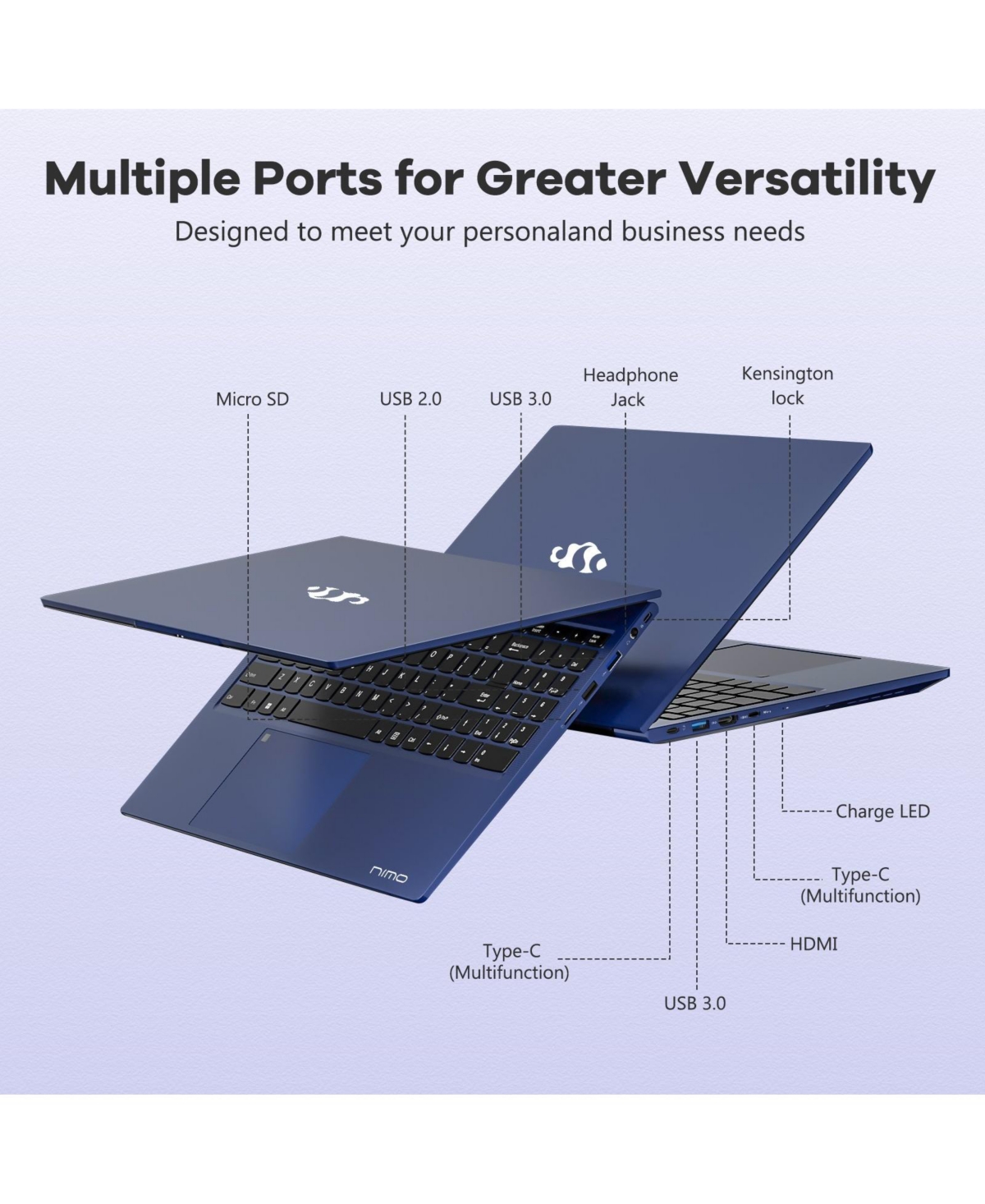 Nimo 15.6 Gaming Laptop Amd Ryzen 5 6600H 6-Cores 32GB DDR5 Ram 1TB Ssd 4.5GHz
