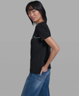 Women's Crew Neck Sunglasses T-Shirt