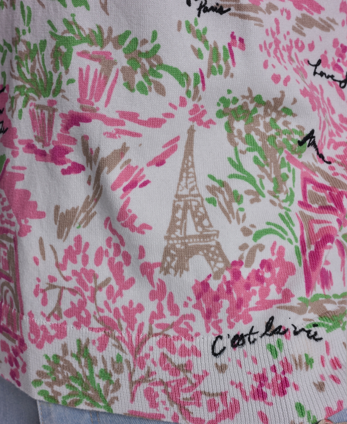 Karl Lagerfeld Paris Women's V-Neck Pull-On Sweater