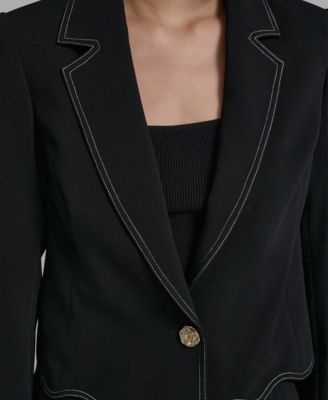 Women's Collared Long-Sleeve Jacket