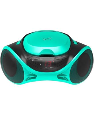 Portable AM/FM Radio & CD Player Boombox with Bluetooth