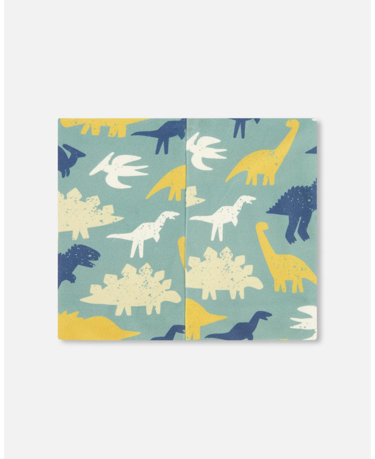 Deux par Deux Baby Boys Stretch Jersey Neck Tube Green Dinosaur Print