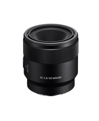 FE 50mm f/2.8 Macro Lens for Sony E, Bundle with 55mm Essentials Filter Kit, Cleaning Kit and Cleaning Cloth