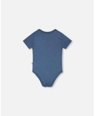 Baby Boys Evolutive Cotton Jersey Onesie