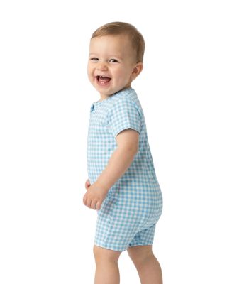 Baby Boys Harbor Gingham Bamboo Sleeper