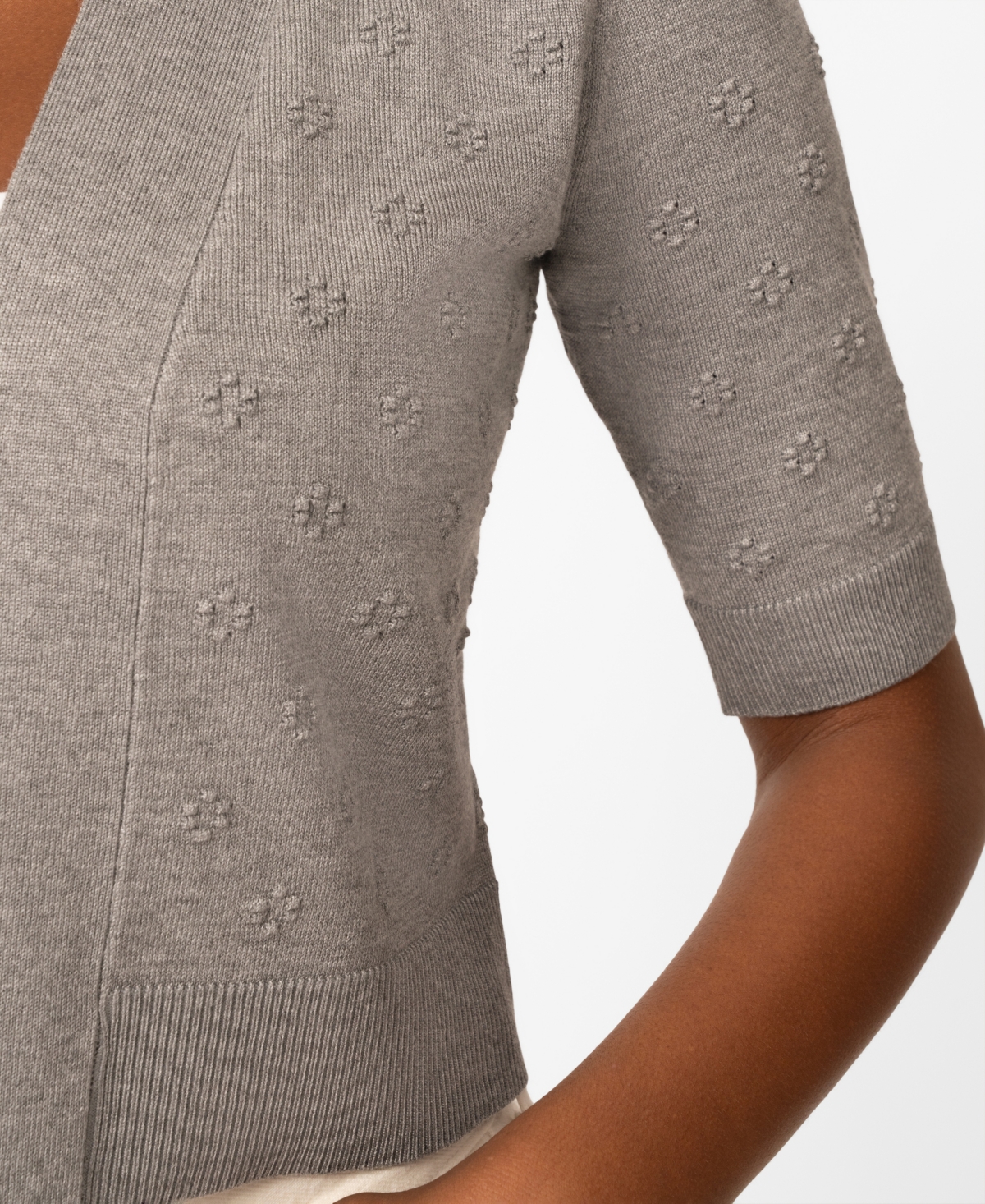 Melissa Paige Women's Floral Texture Sweater, Macy's Exclusive