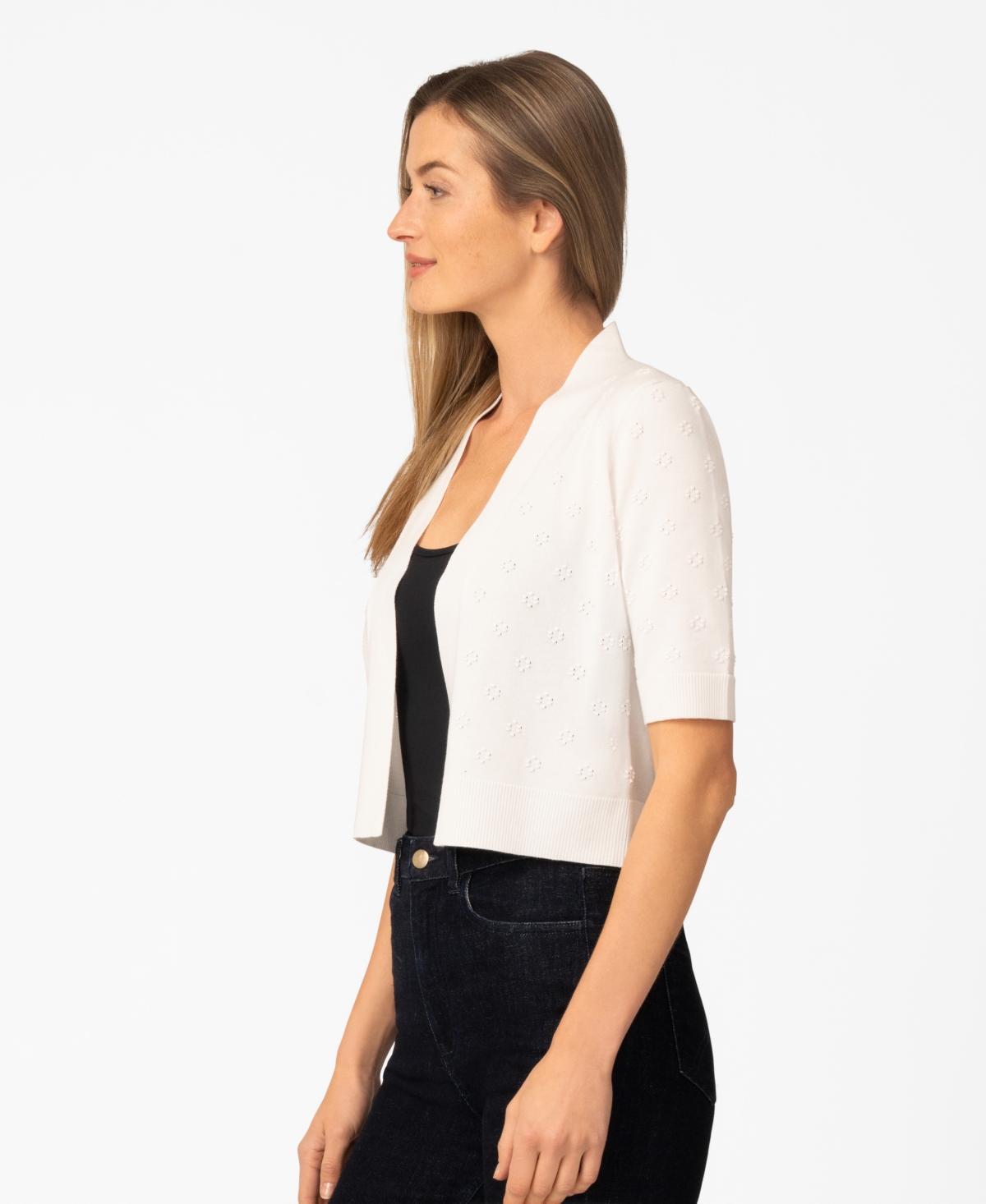 Melissa Paige Women's Floral Texture Sweater, Macy's Exclusive