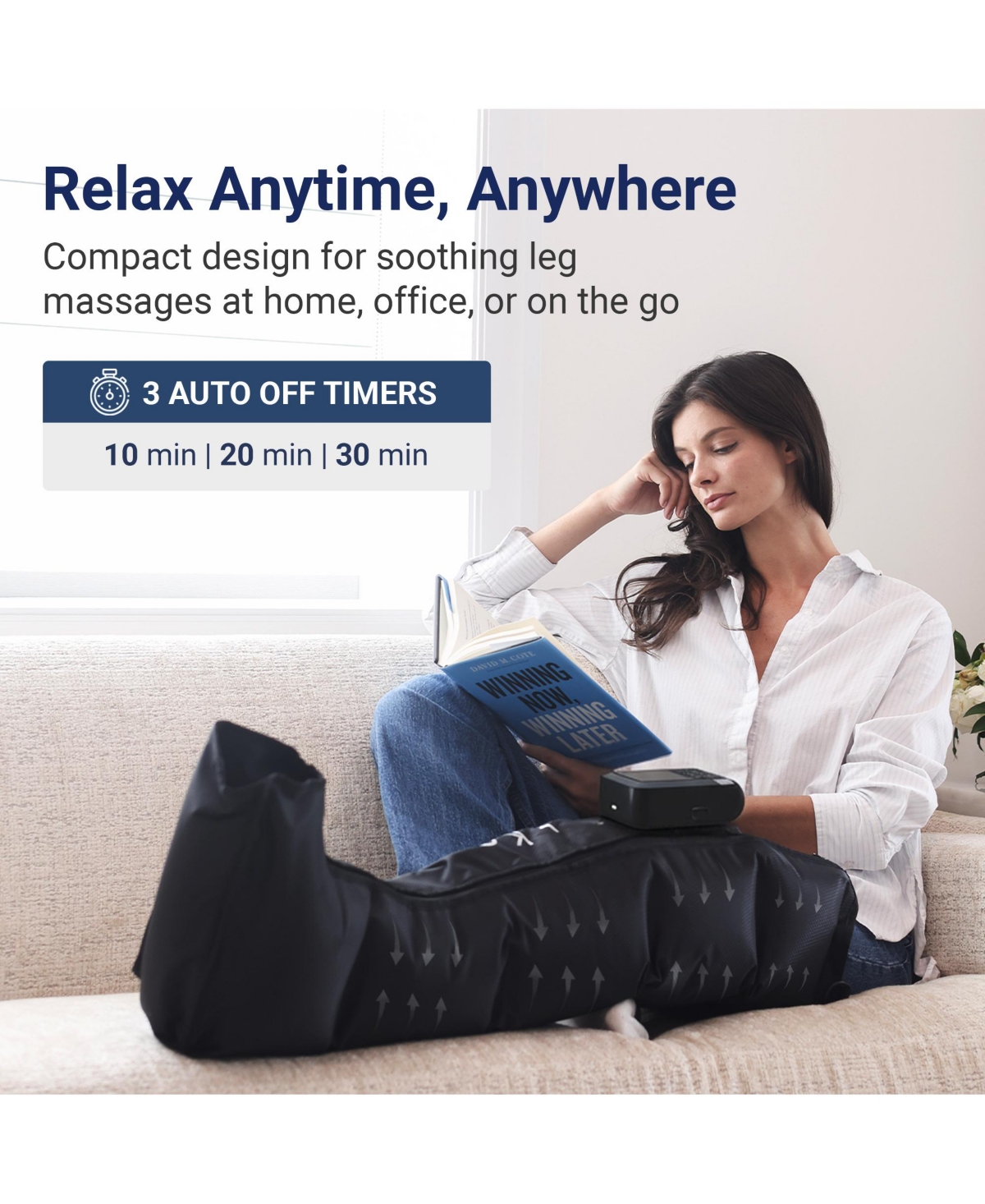 Miko Aero Compression Massager with Advanced Airbag Technology, 2-Pack