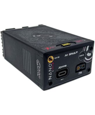 NANO-C98MX M-Snap 98Wh Li-ion Canon BP-A Battery with Ring LED Gauge, Bundle with XPD-45 45W Universal USB-C PD Wall Charger