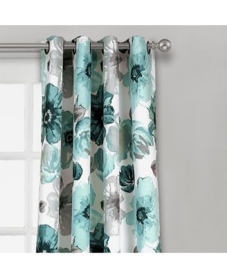 Lush Decor Leah Light Filtering Window Curtain Panels, Pair, 52" W x 95" L,- Farmhouse Decor