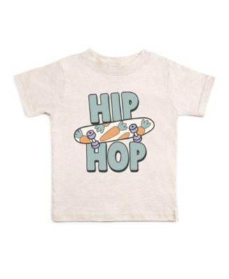 Little Boys Hip Hop Skateboard Easter Short Sleeve T-Shirt