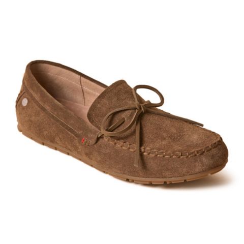 Мужские туфли Minnetonka Suede Loafer Moc, цвет: Коричневый