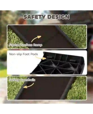 Foldable Pet Ramp, Gentle Slope Dog Car Ramp for Easy Access