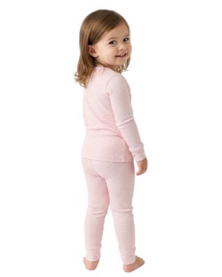 Girls Peony Stripe Pajama Set