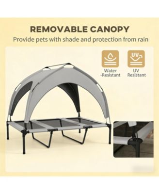 Elevated Pet Bed, Raised Dog Cot with Breathable Mesh for Enhanced Cooling & Comfort